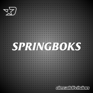 Springboks Wordmark Sticker Springboks Wordmark Sticker